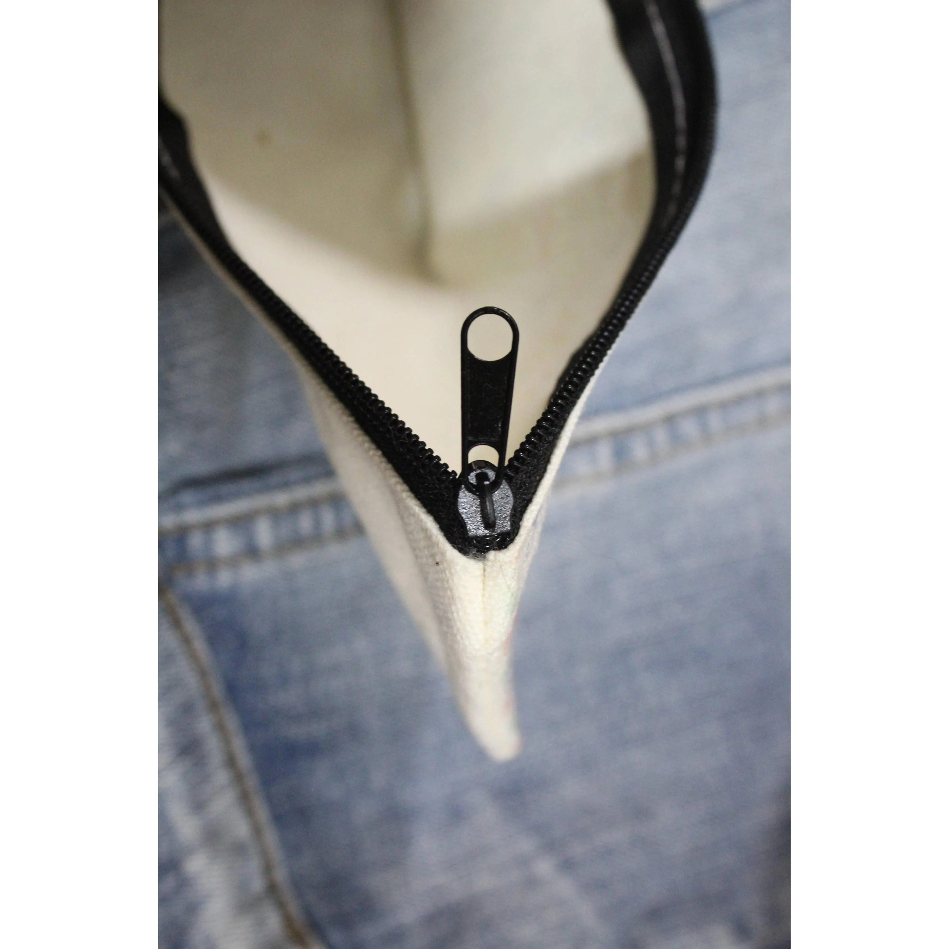 Riding the Cotton Pony Small Whatever Bag | Tampons Makeup Pencil Case 6.5" x 2"