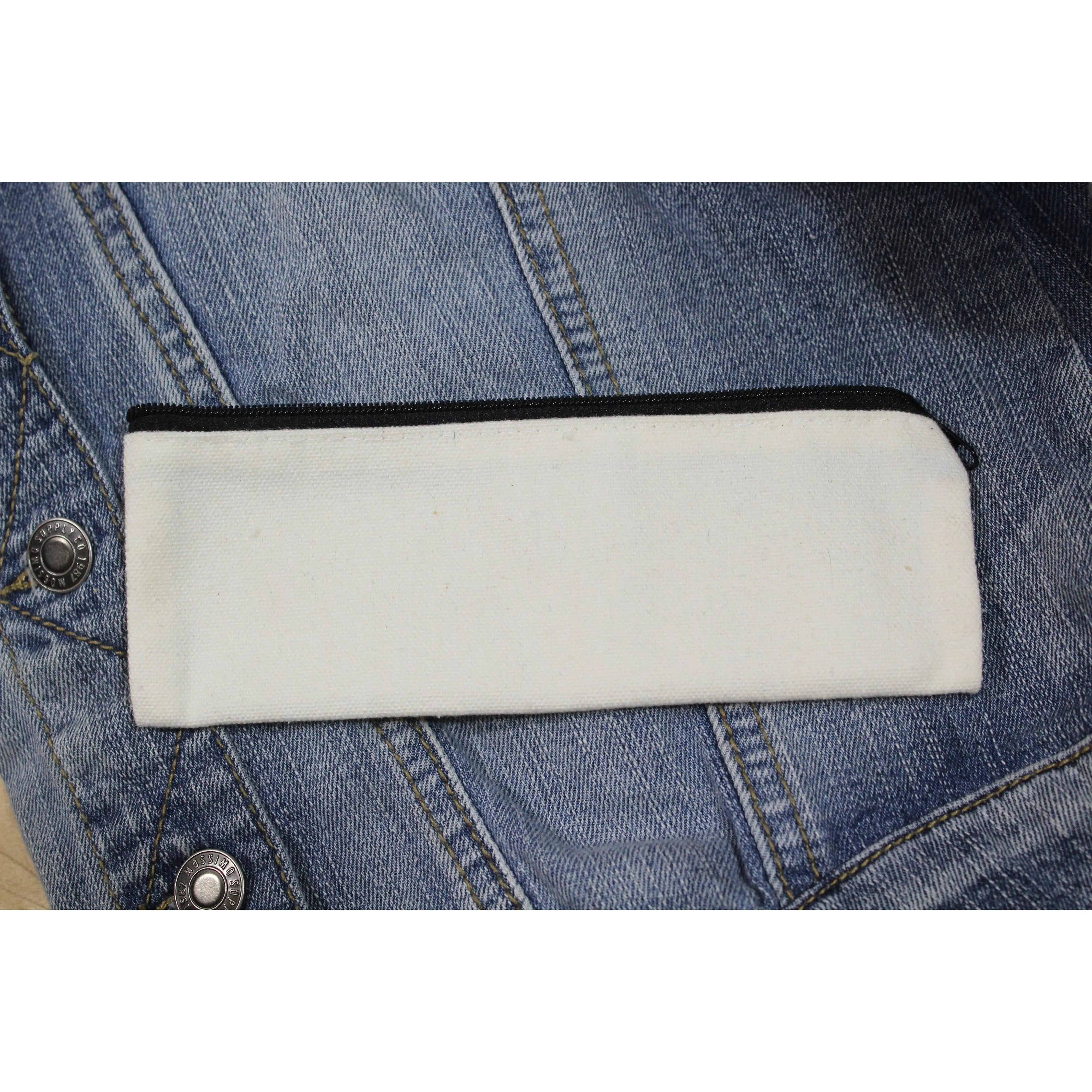 Riding the Cotton Pony Small Whatever Bag | Tampons Makeup Pencil Case 6.5" x 2"