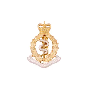 Royal Army Medical Corps Soldiers Metal Cap Badge