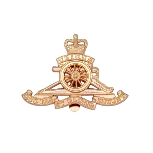 Royal Horse Artillery Soldiers Metal Cap Badge