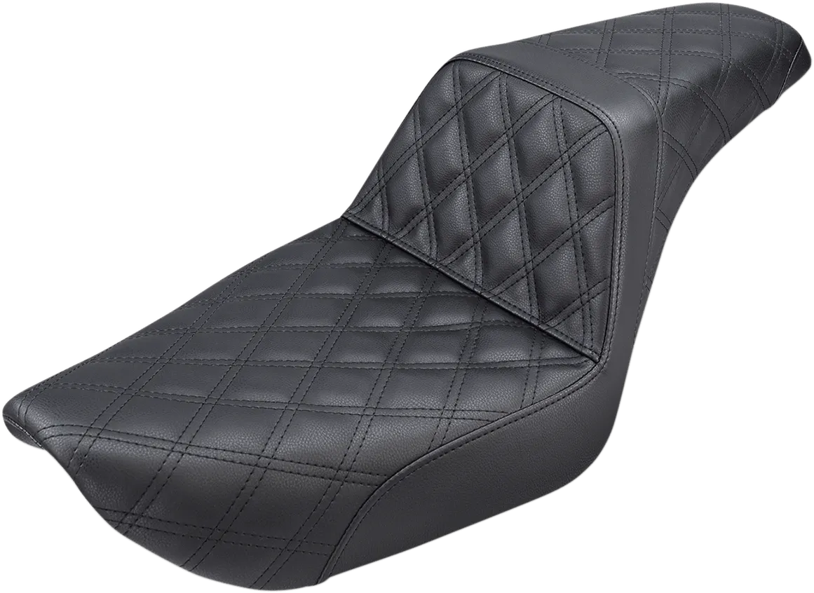 Saddlemen 896-04-175BR Step-Up Full Lattice Stitch Seat - Brown