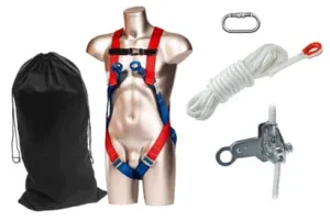 Safety 10m Fall Arrest 2 point Harness Roofing Kit - FP66