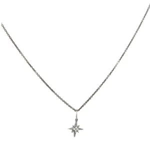 SALE - Mini Diamond Starburst Necklace