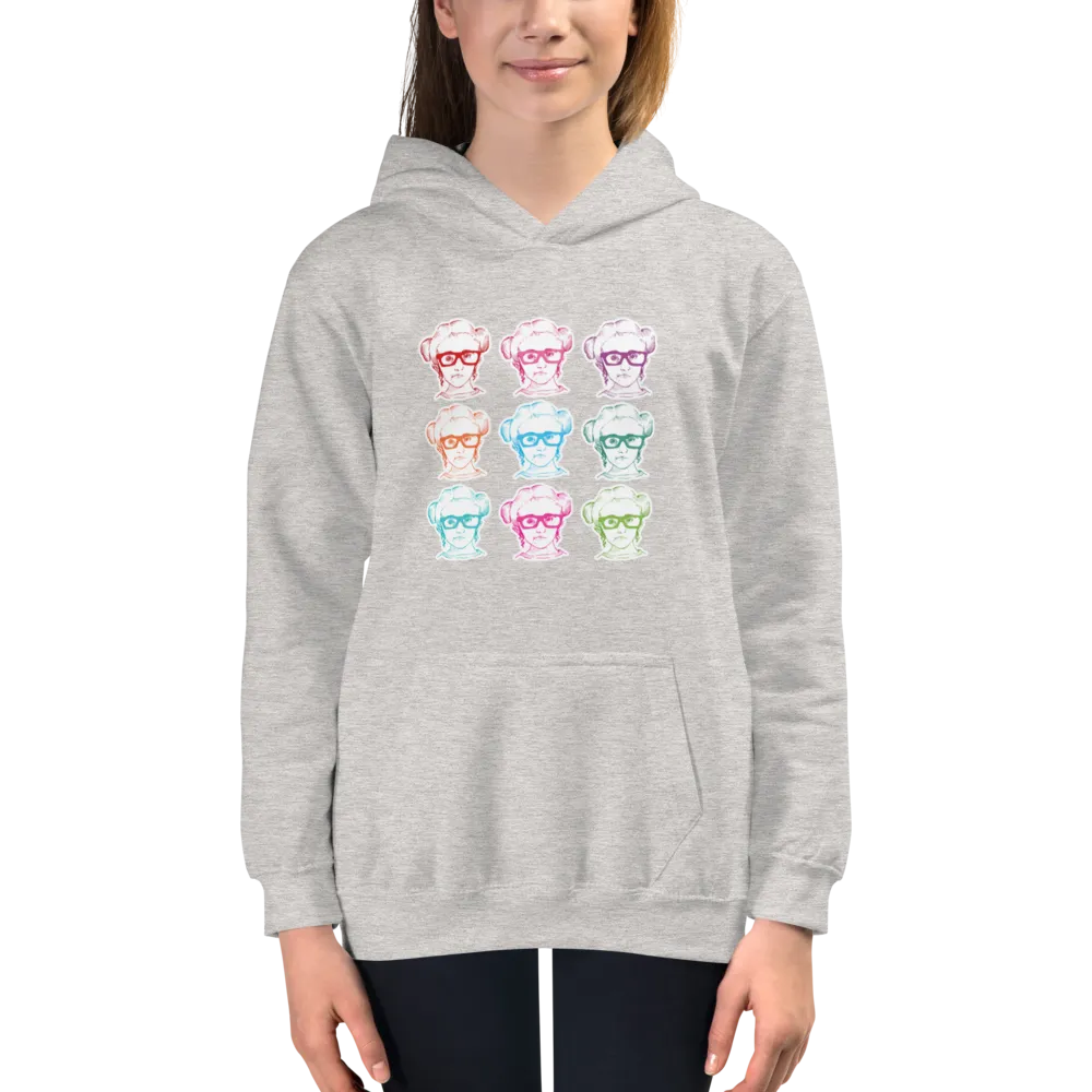 Sammi Haney (Esperanza - Raising Dion) 9 Faces Kid's Hoodie
