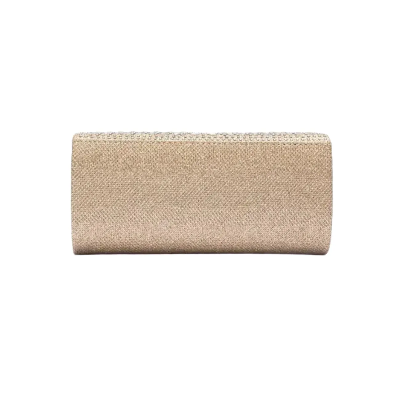 Scalloped Edge Rhinestone Clutch Evening Bag