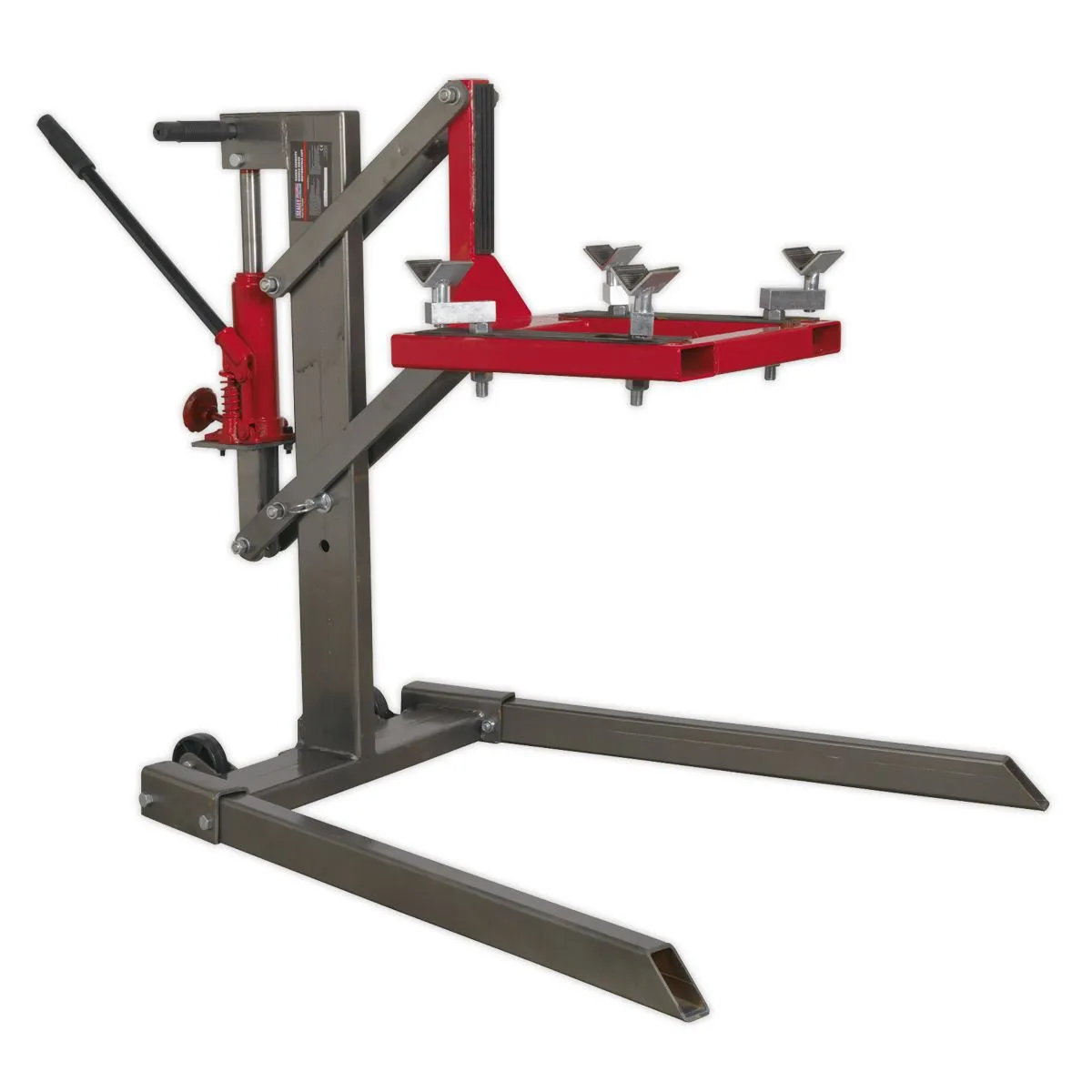 Sealey Single Post Hydraulic Portable Motorcycle Lift 450kg Capacity