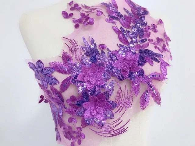 Sequins Embroidery Applique