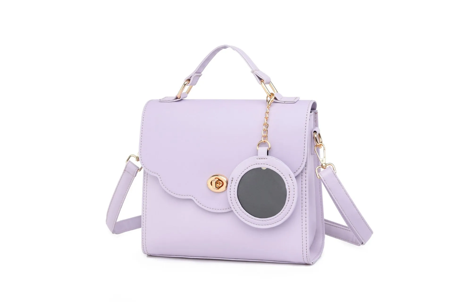Shell Cartoon Fashion Versatile Cute Lace Badge Crossbody Bags