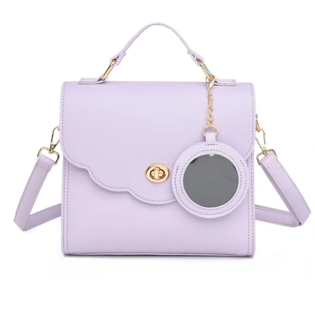 Shell Cartoon Fashion Versatile Cute Lace Badge Crossbody Bags