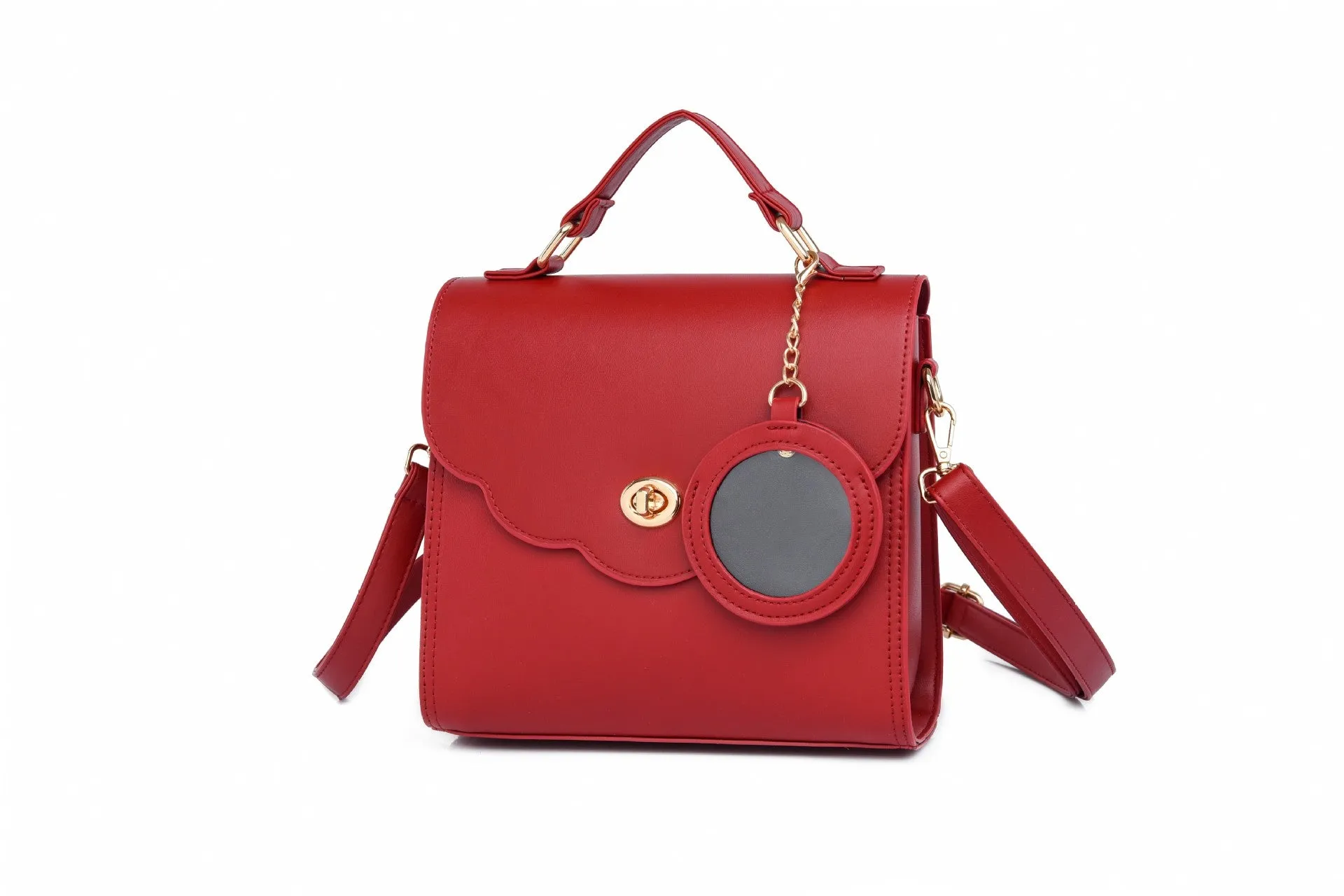 Shell Cartoon Fashion Versatile Cute Lace Badge Crossbody Bags