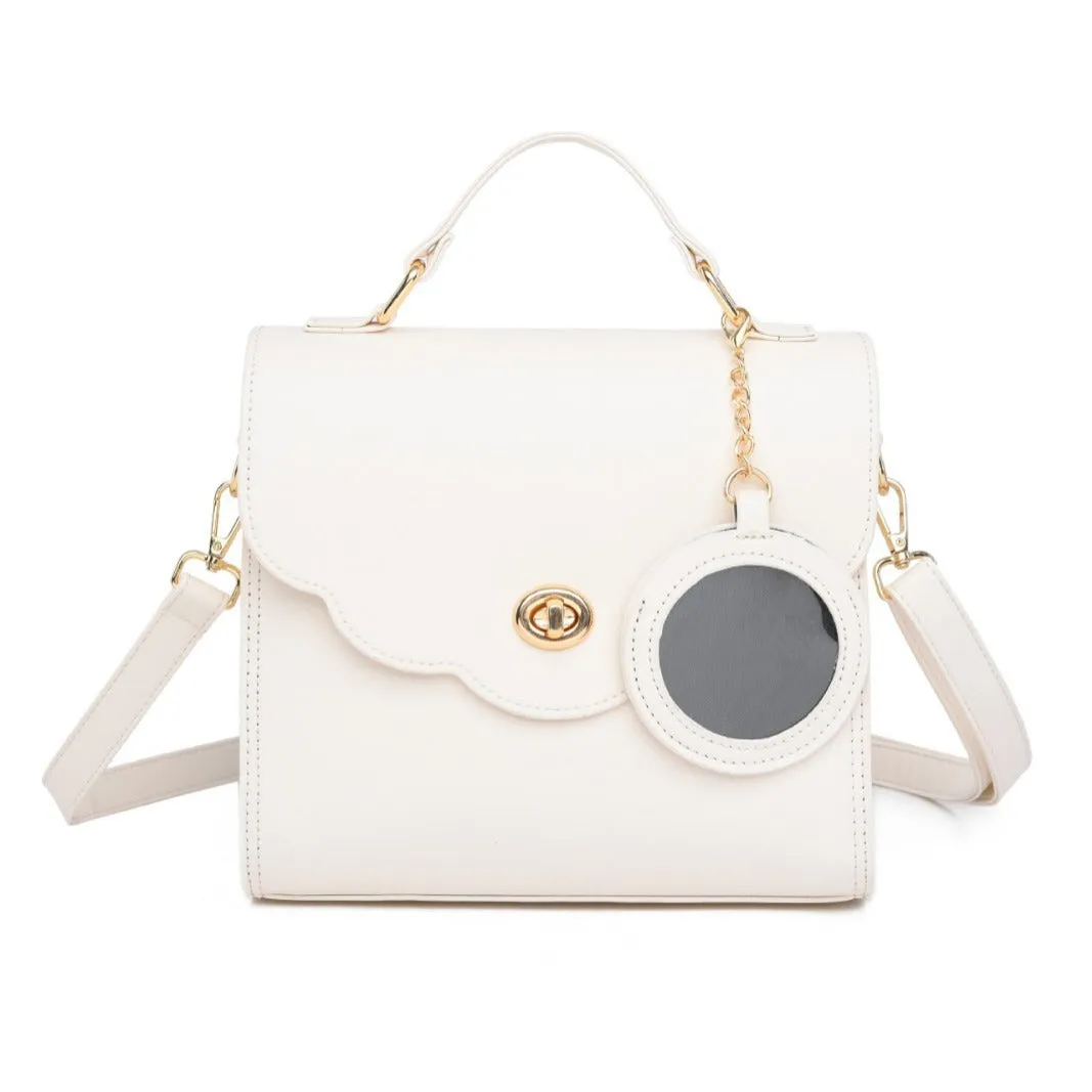 Shell Cartoon Fashion Versatile Cute Lace Badge Crossbody Bags