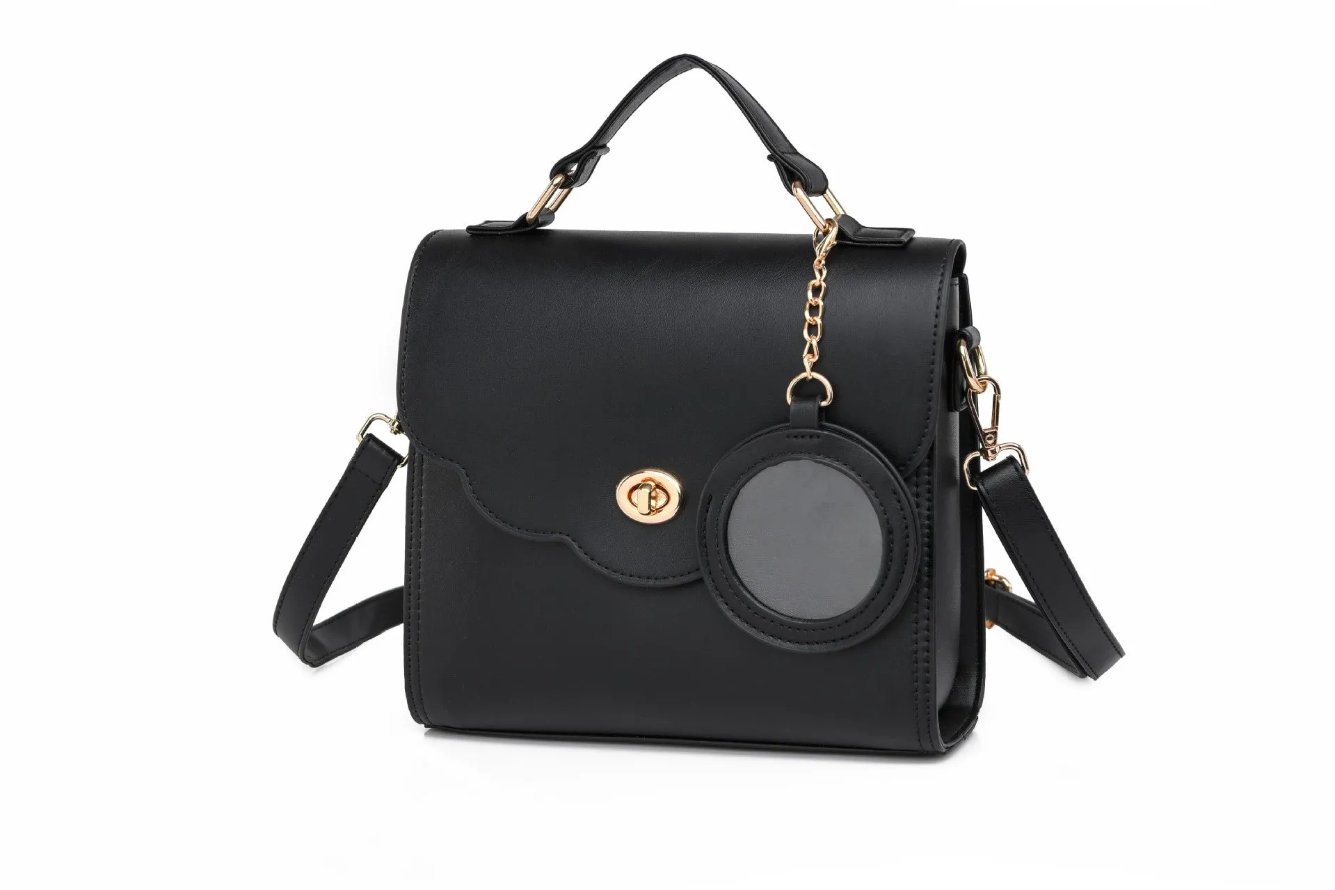 Shell Cartoon Fashion Versatile Cute Lace Badge Crossbody Bags