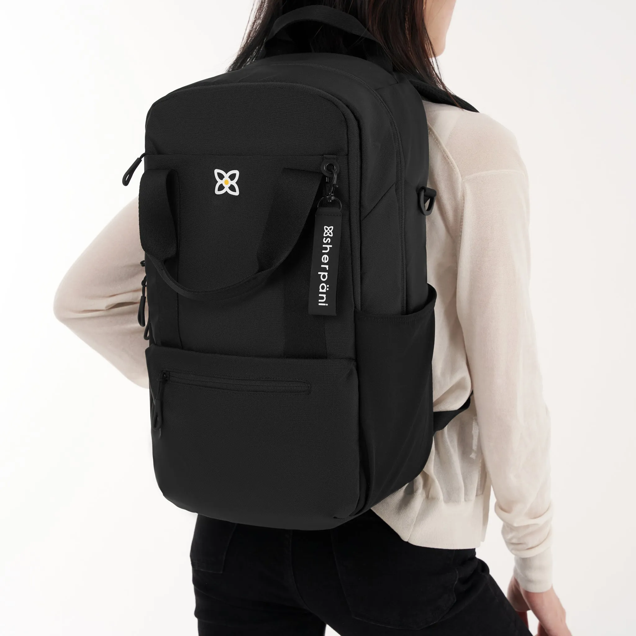 Sherpani Camden Convertible Backpack raven