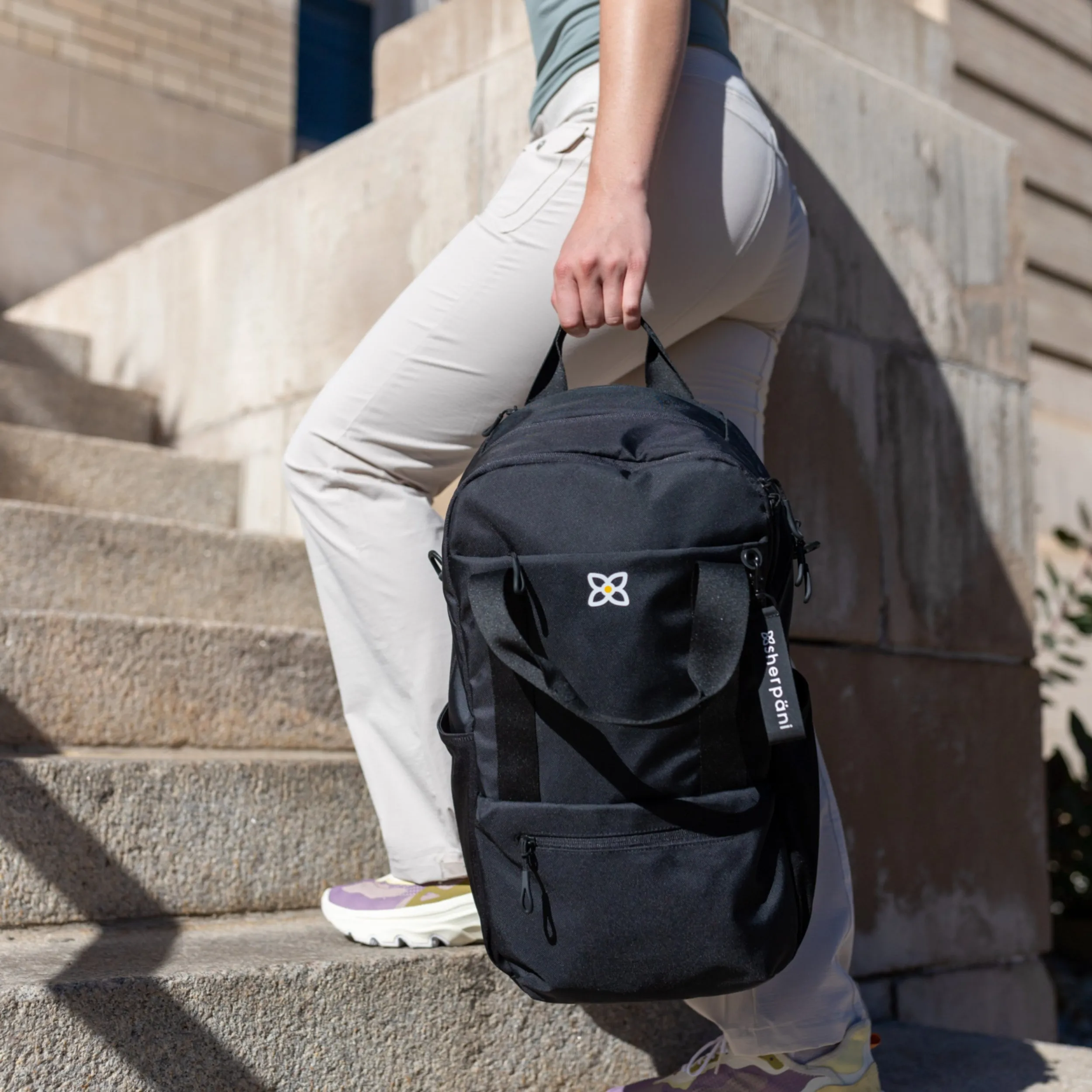 Sherpani Camden Convertible Backpack raven