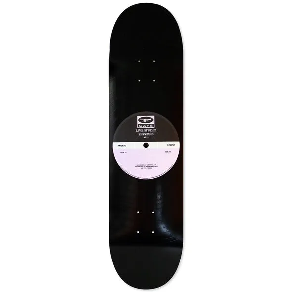 Skateboard Cafe 45 Black/Lavender Skateboard Deck - 8.25
