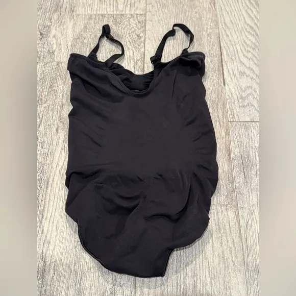 Skims black seamless sculpt brief bodysuit