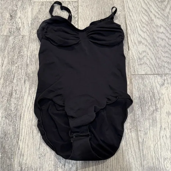 Skims black seamless sculpt brief bodysuit