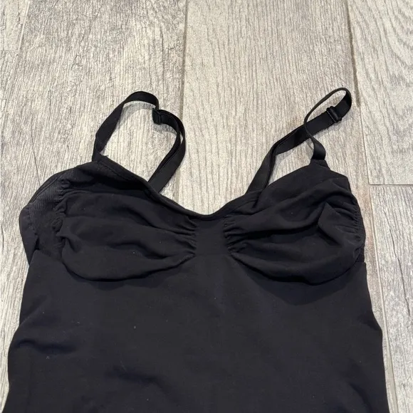 Skims black seamless sculpt brief bodysuit