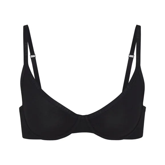 Skims cotton logoDemi Bra soot size 36DD NWT