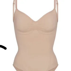 Skims seamless sculpt brief bodysuit size small color Mica