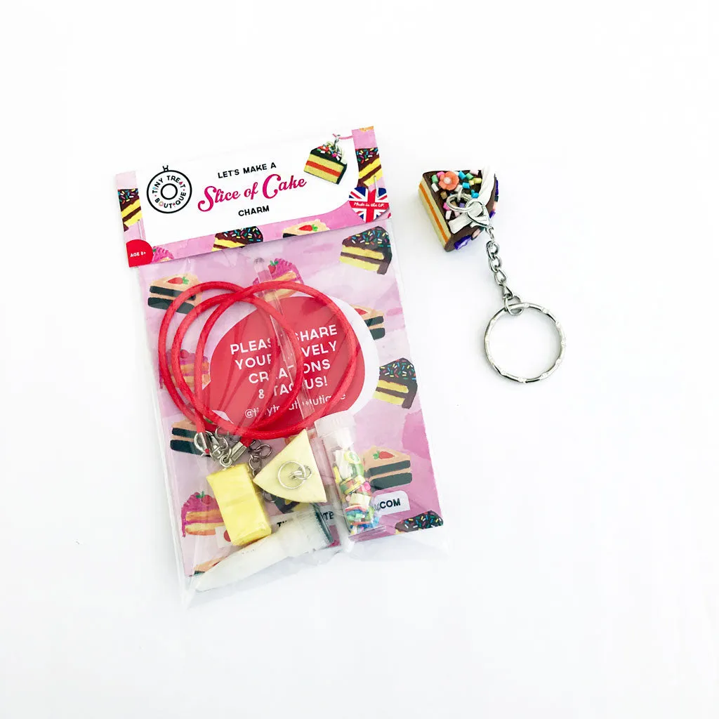 Slice of Cake-Themed Jewellery Mini Kit