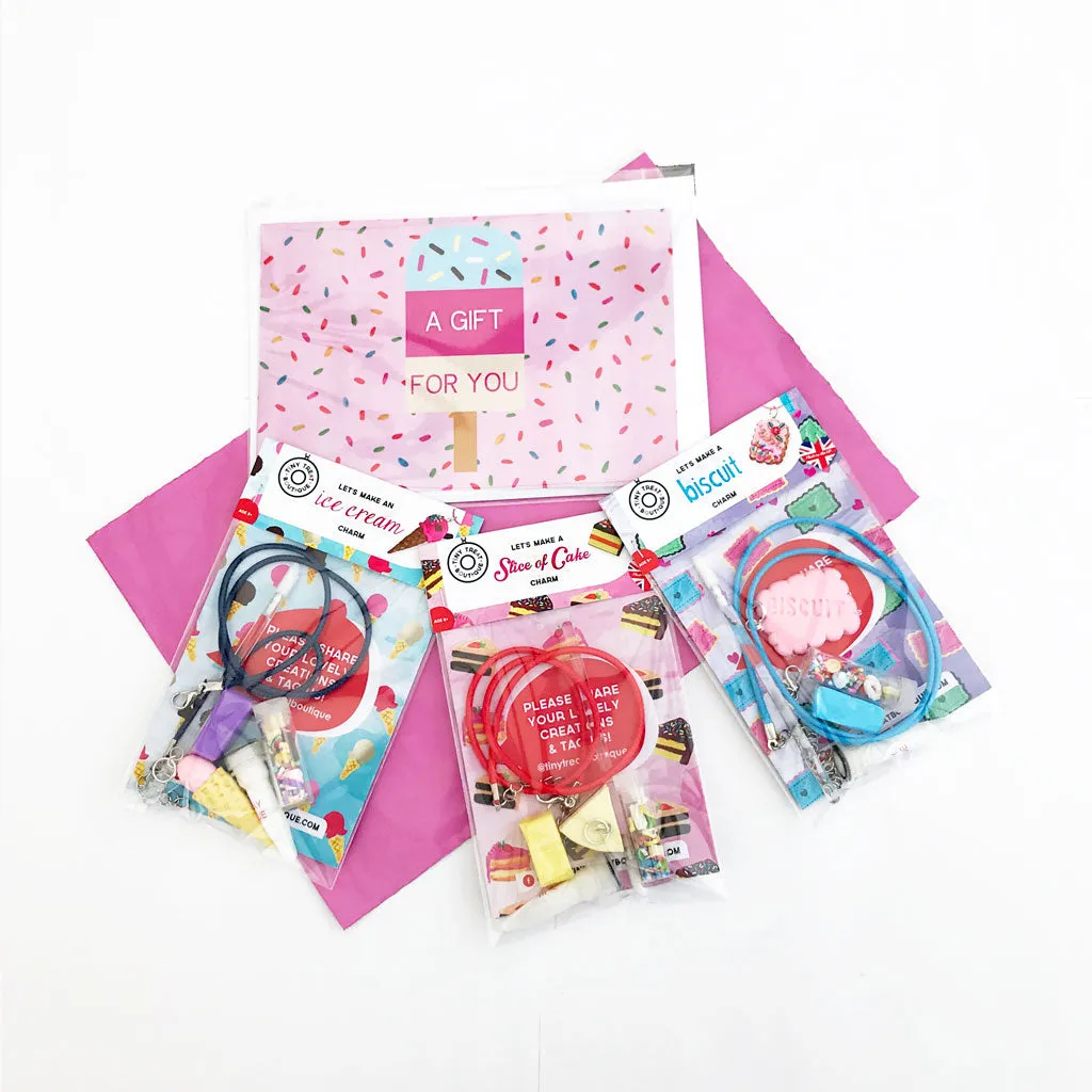 Slice of Cake-Themed Jewellery Mini Kit