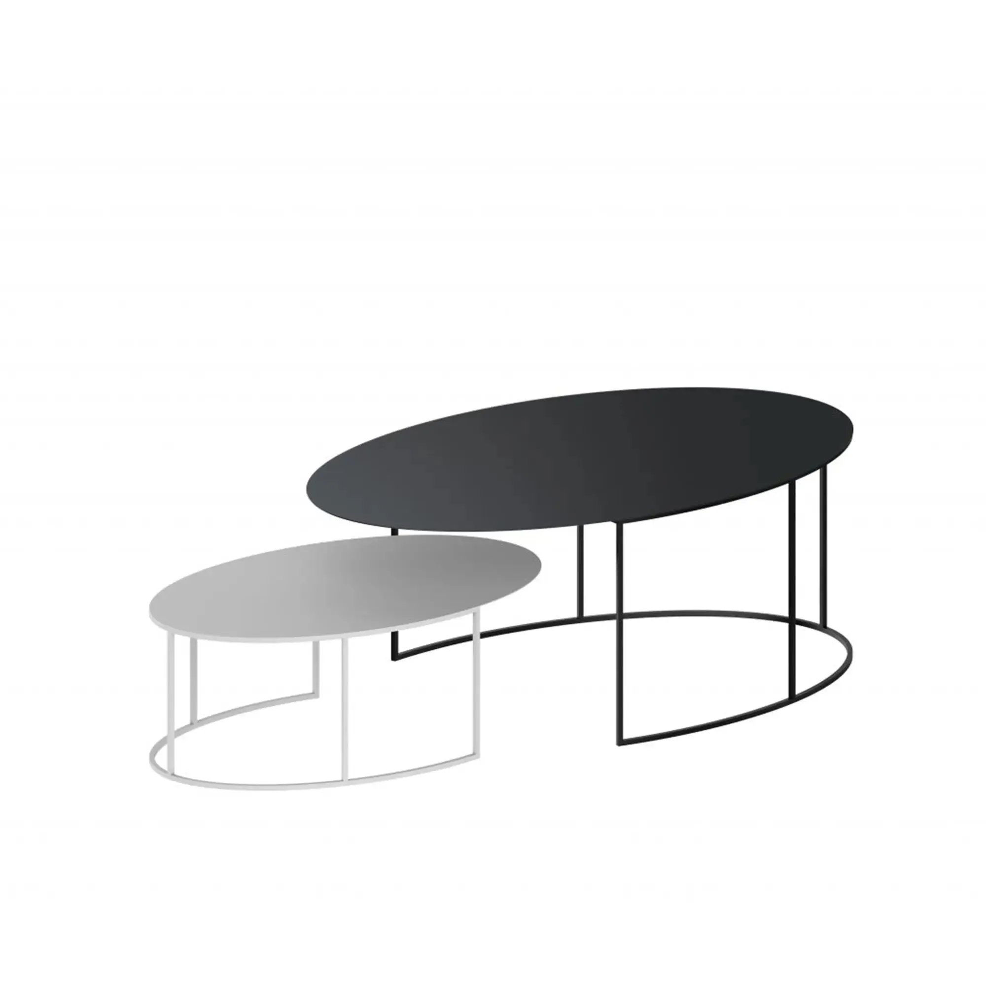 Slim Irony Oval - Low Table
