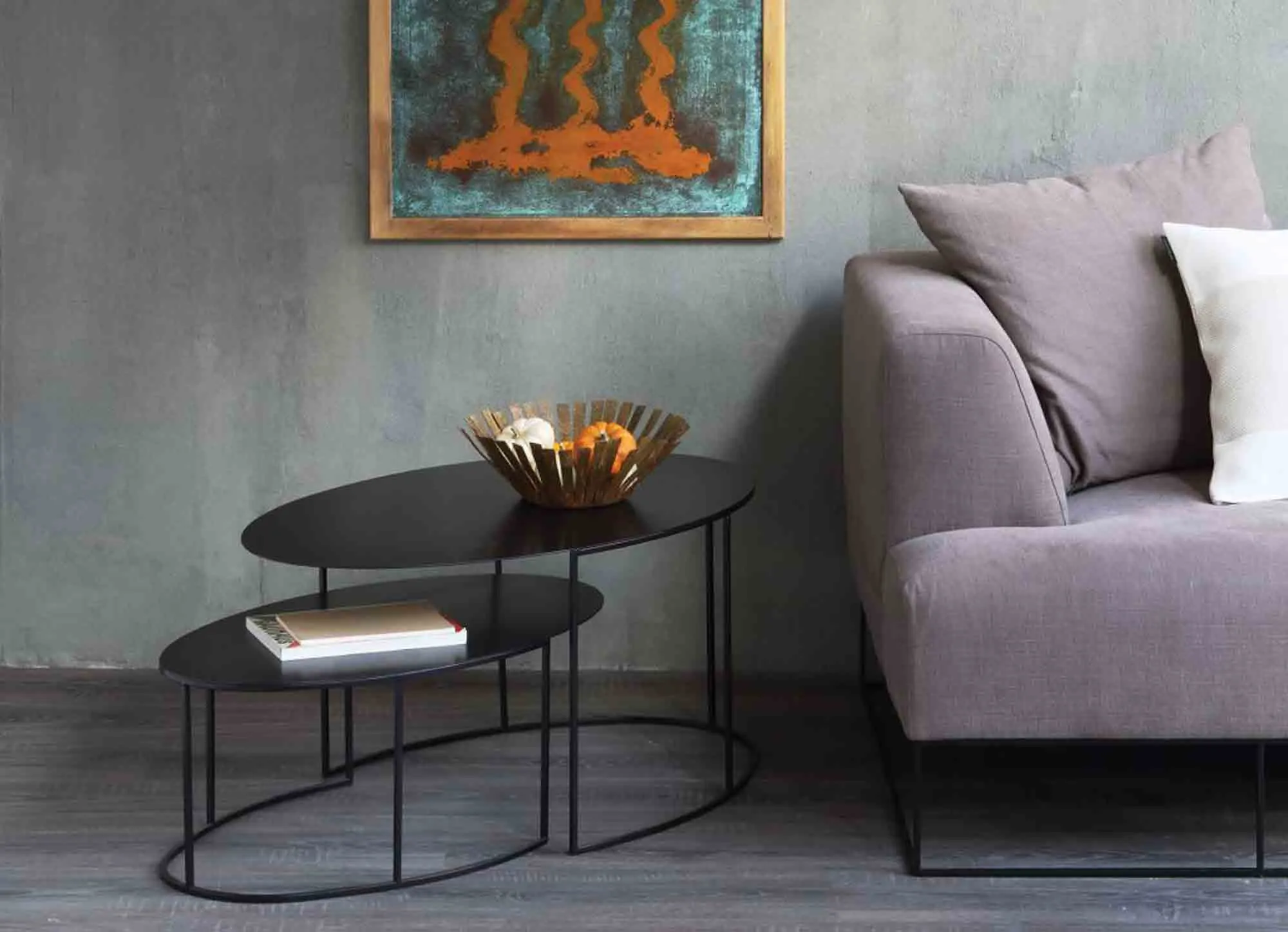 Slim Irony Oval - Low Table