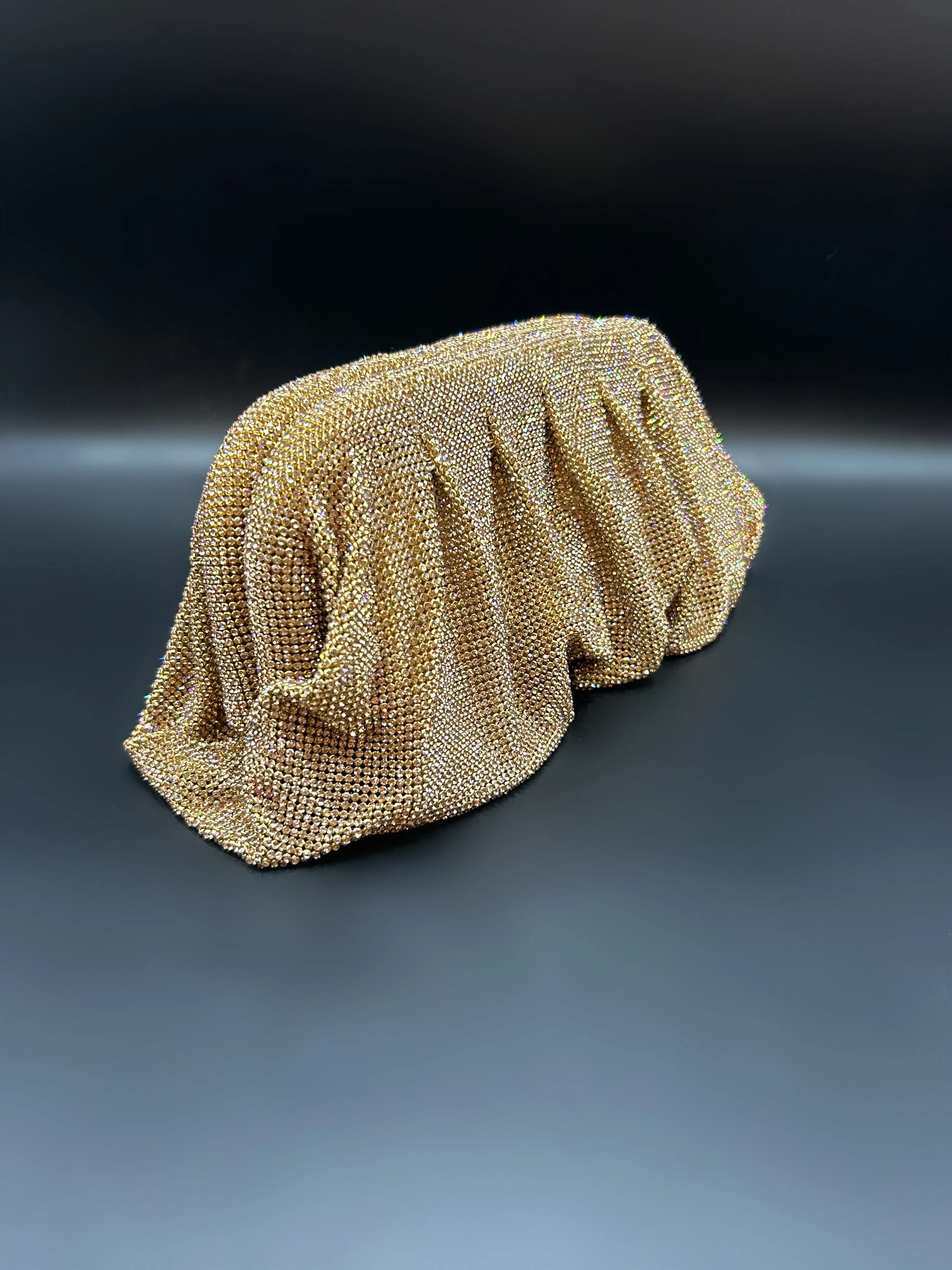 Slouchy Clutch Gold