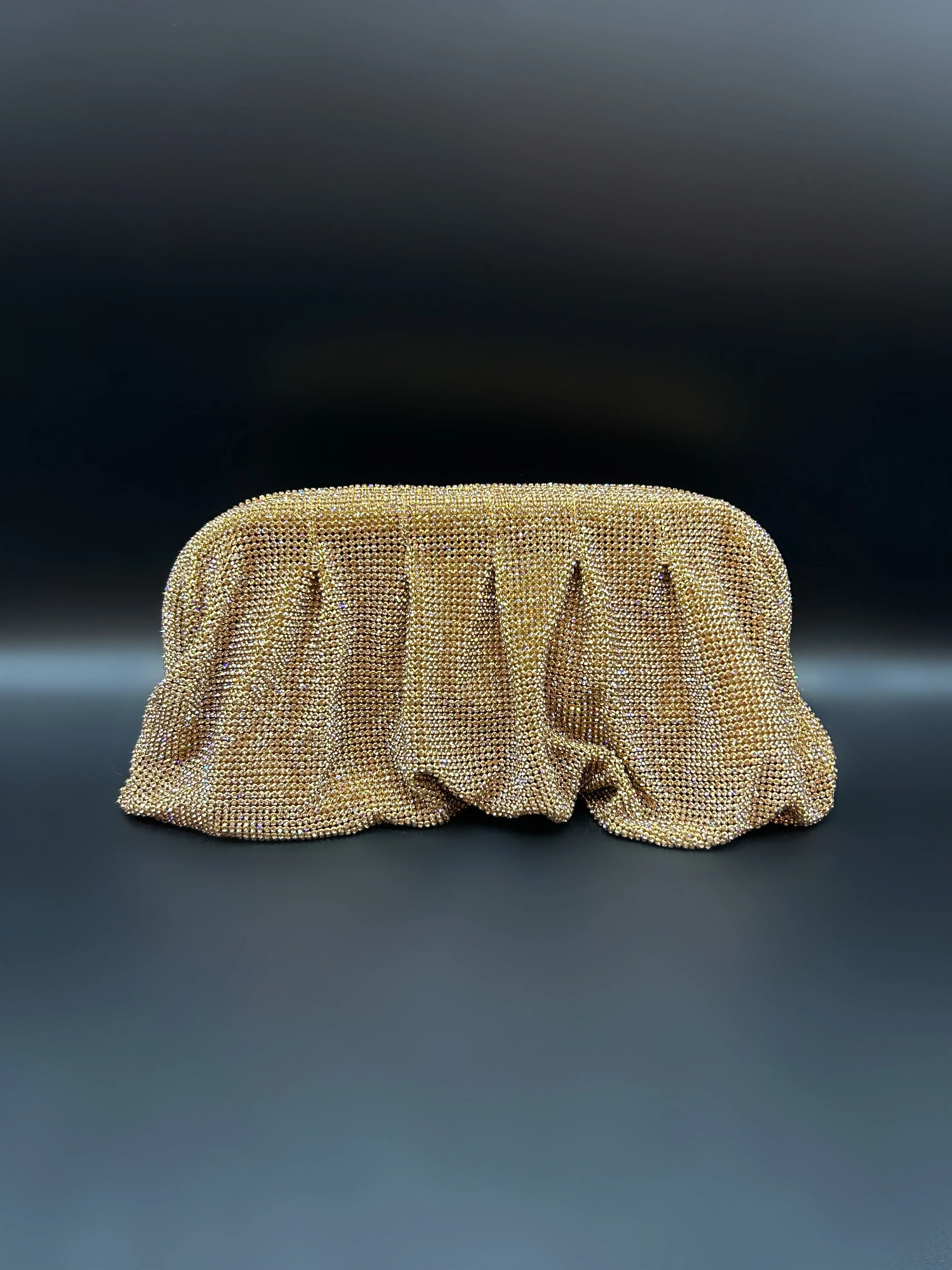 Slouchy Clutch Gold