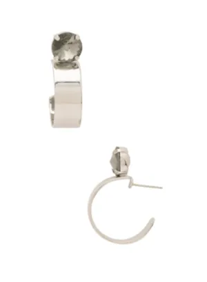 Sorrelli Dani Studded Hoop Earrings - Evening Moon