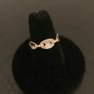 Studded Link Ring