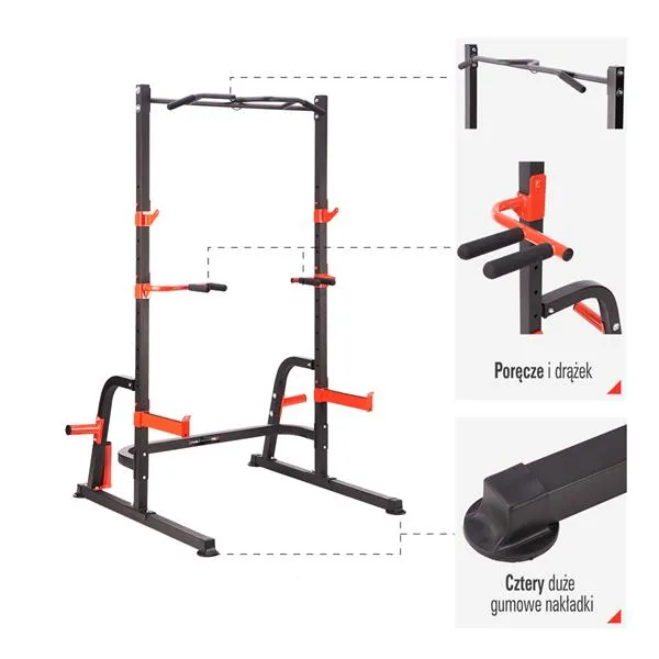 Suport multifunctional pentru exercitii HMS PWS08