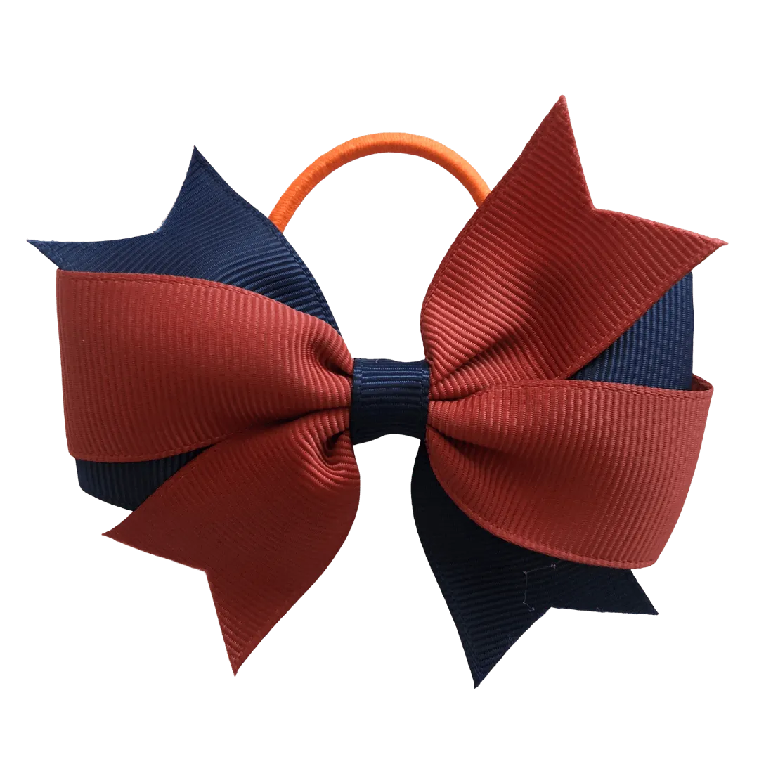 Swallowtail Bow Hair Tie (Thin Elastic)