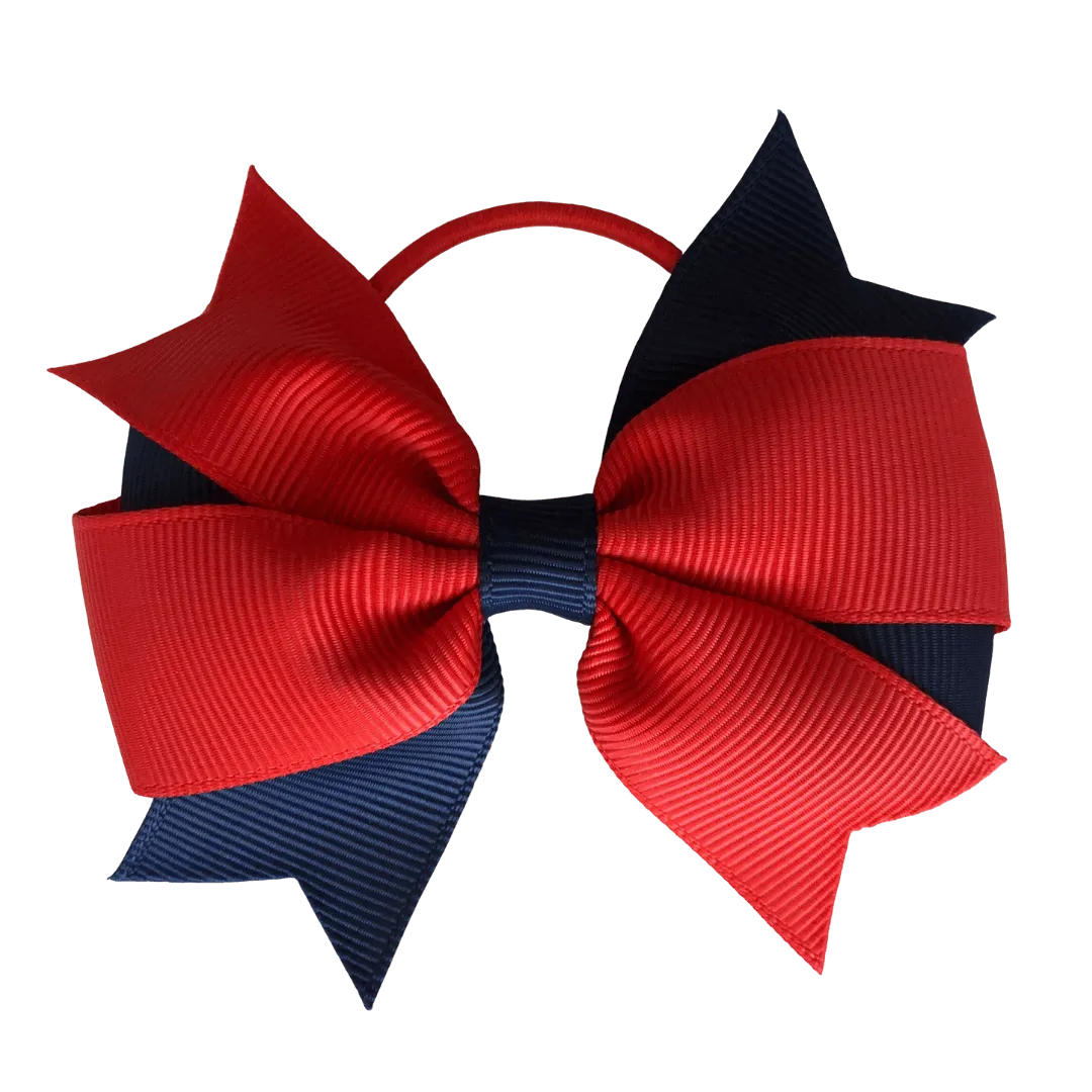 Swallowtail Bow Hair Tie (Thin Elastic)