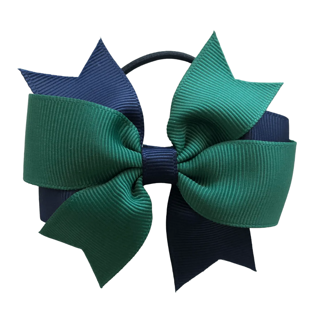 Swallowtail Bow Hair Tie (Thin Elastic)