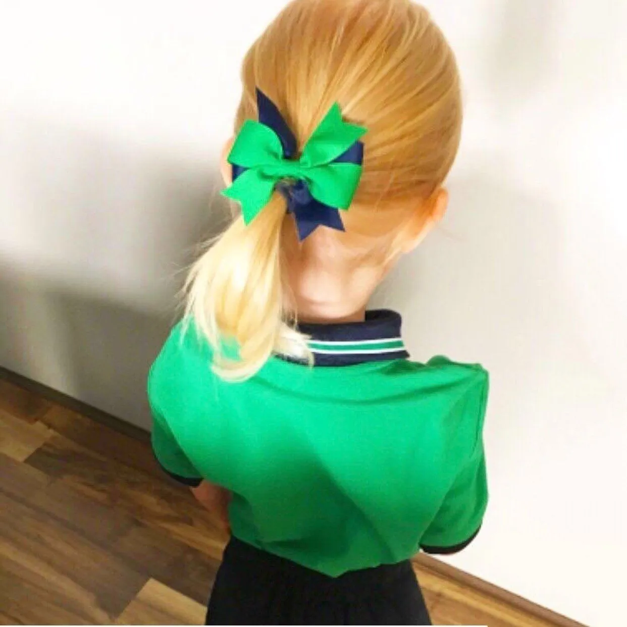Swallowtail Bow Hair Tie (Thin Elastic)