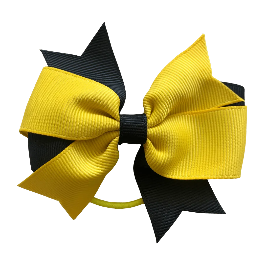 Swallowtail Bow Hair Tie (Thin Elastic)
