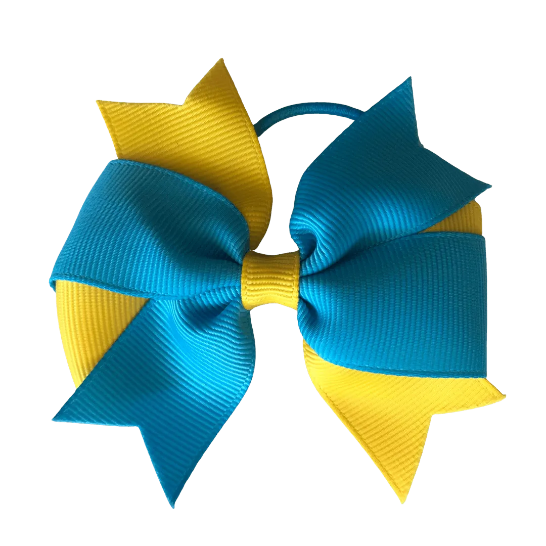 Swallowtail Bow Hair Tie (Thin Elastic)
