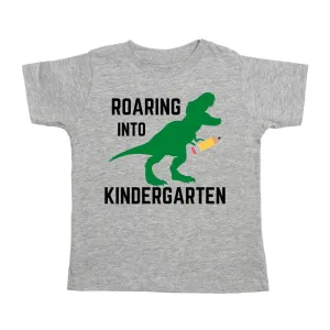 Sweet Wink Roaring Into Kindergarten S/S Gray Tee
