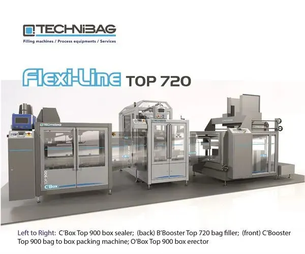Technibag Flexi-line automatic bag in box complete line