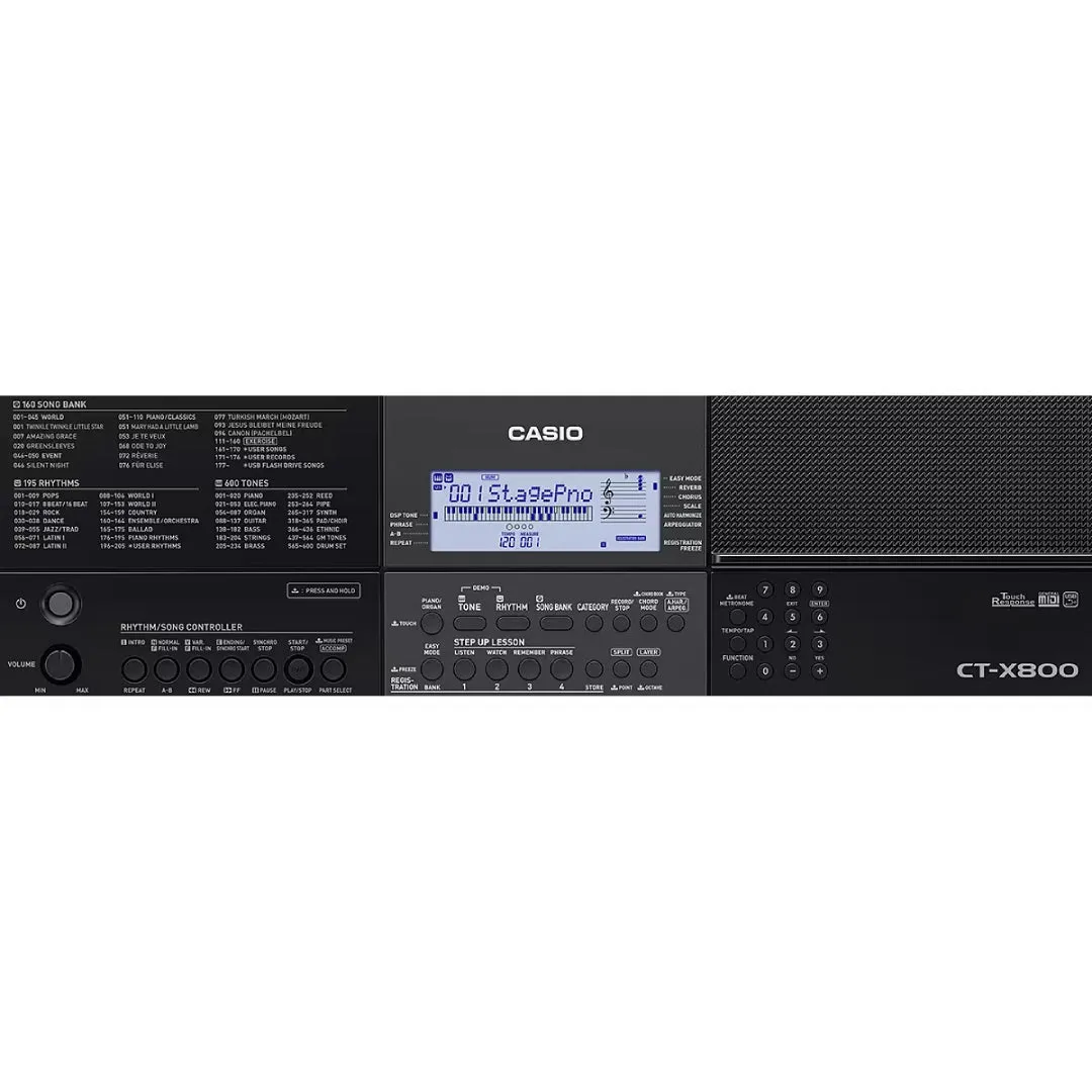 Teclado Casio CT-X800