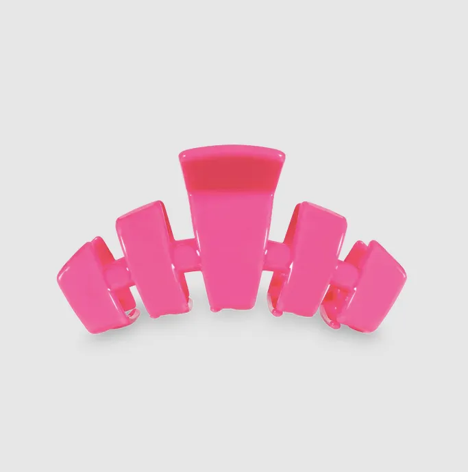 TELETIES CLASSIC MEDIUM CLAW CLIP - PARADISE PINK