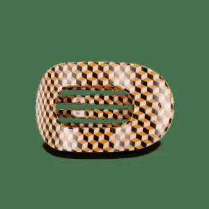 Teleties Flat Gone Glamping Round Hair Clip / Medium