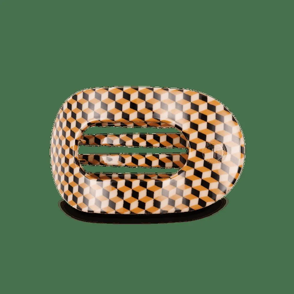 Teleties Flat Gone Glamping Round Hair Clip / Medium