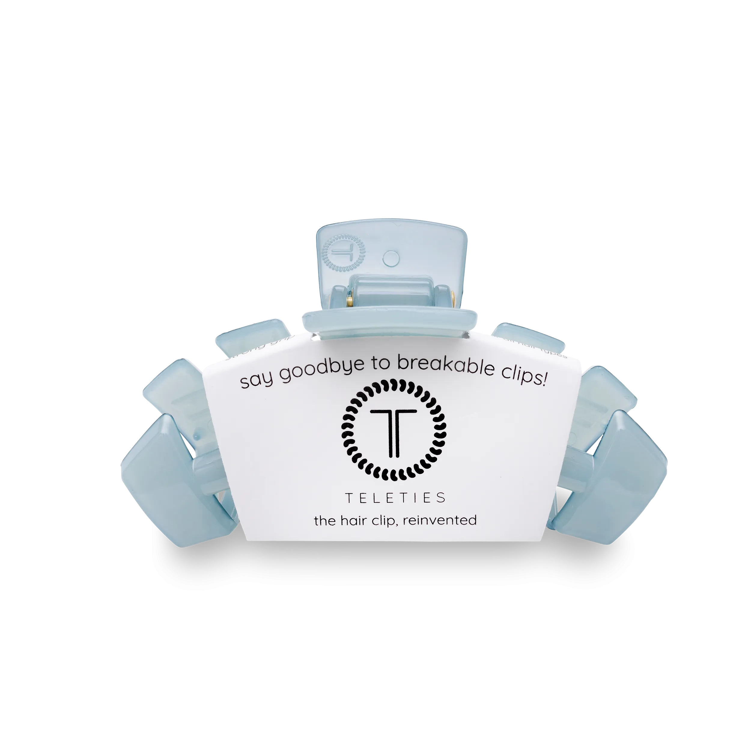 Teleties - Medium Hair Clip  Sky Blue