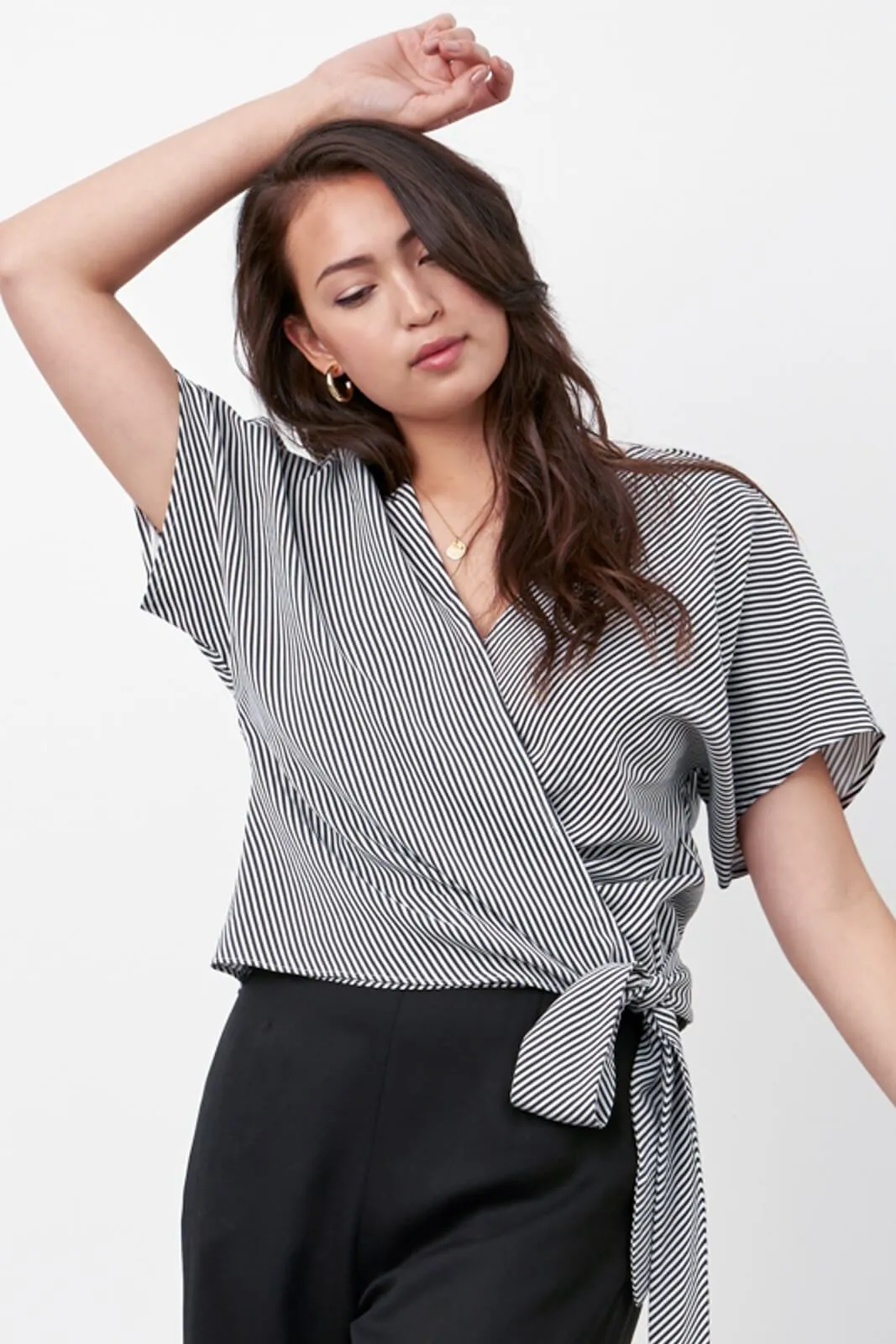 The Convertible Tie Blouse
