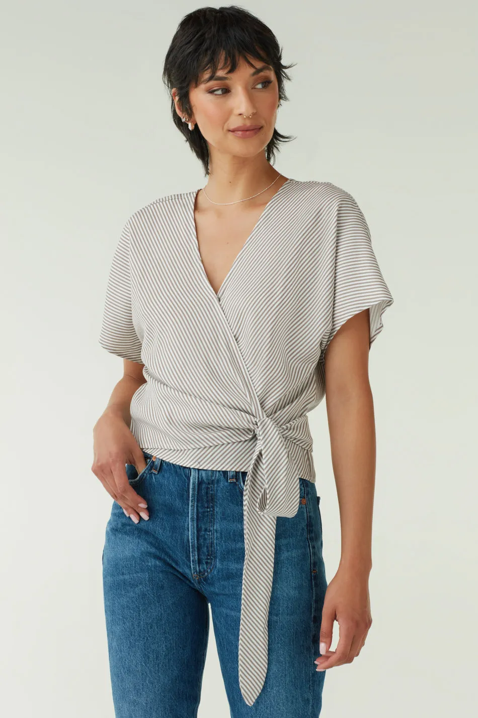 The Convertible Tie Blouse