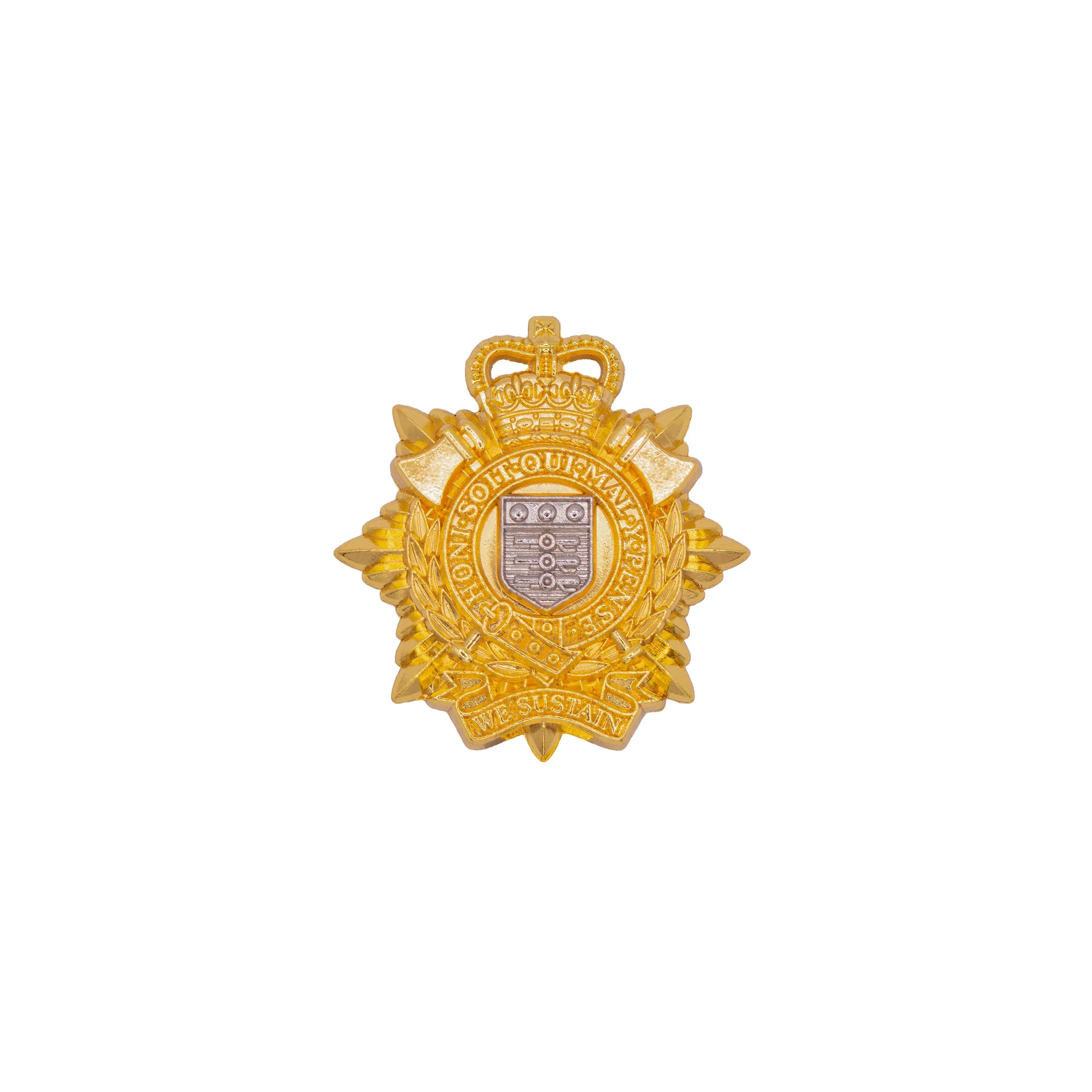 The Royal Logistic Corps Soldiers Metal Cap Badge