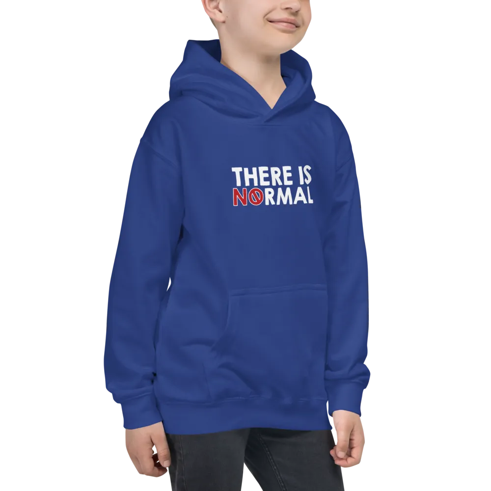 There is No Normal (Text Only Design Kid's Hoodie)